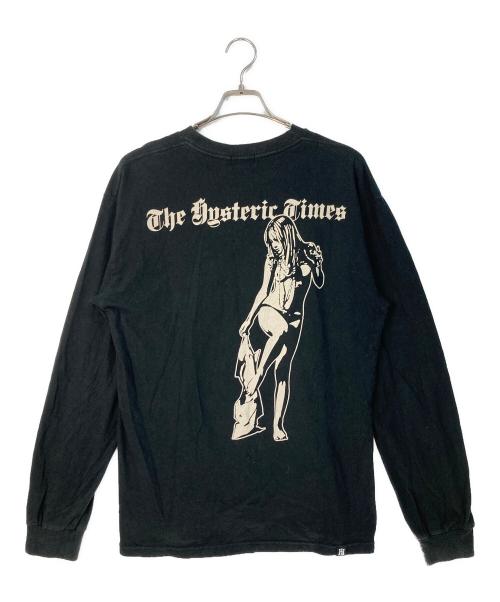 Hysteric Glamour（ヒステリックグラマー）Hysteric Glamour (ヒステリックグラマー) HYS TIMES Tシャツ ブラック サイズ:Mの古着・服飾アイテム