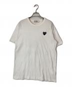 PLAY COMME des GARCONSプレイコムデギャルソン）の古着「Tシャツ」｜ホワイト