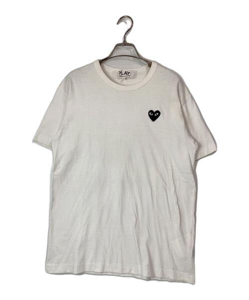 PLAY COMME des GARCONS（プレイコムデギャルソン）PLAY COMME des GARCONS (プレイコムデギャルソン) Tシャツ ホワイト サイズ:Lの古着・服飾アイテム