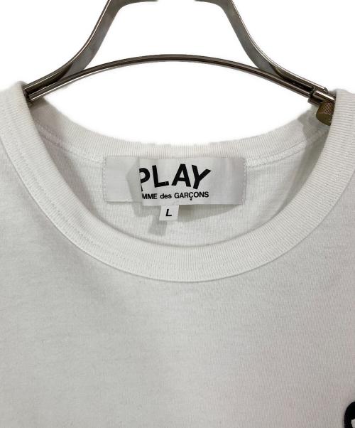 PLAY COMME des GARCONS（プレイコムデギャルソン）PLAY COMME des GARCONS (プレイコムデギャルソン) Tシャツ ホワイト サイズ:Lの古着・服飾アイテム