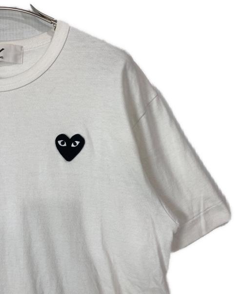PLAY COMME des GARCONS（プレイコムデギャルソン）PLAY COMME des GARCONS (プレイコムデギャルソン) Tシャツ ホワイト サイズ:Lの古着・服飾アイテム