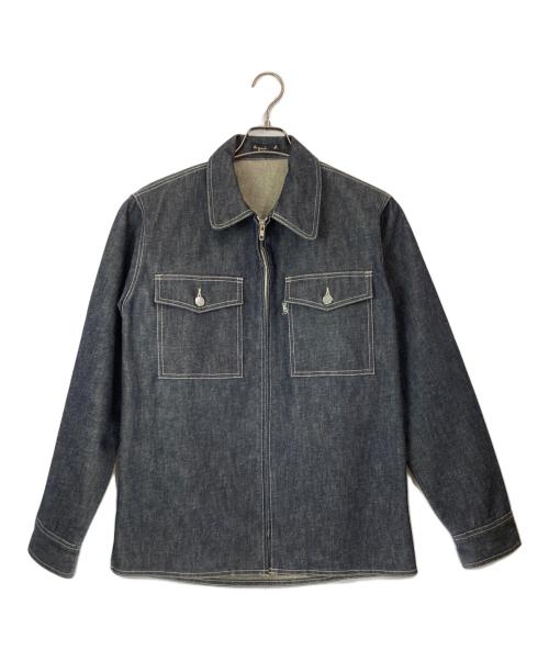 agnes b homme（アニエスベーオム）agnes b homme (アニエスベーオム) ジップデニムジャケット インディゴ サイズ:36の古着・服飾アイテム