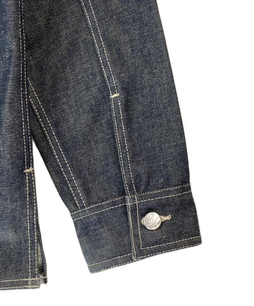 agnes b homme（アニエスベーオム）agnes b homme (アニエスベーオム) ジップデニムジャケット インディゴ サイズ:36の古着・服飾アイテム