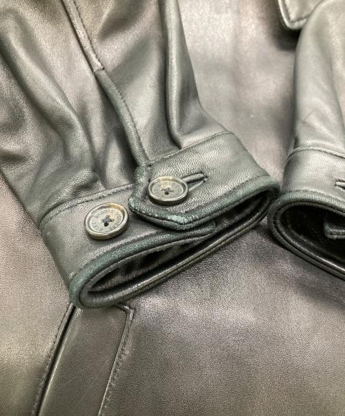BROOKS BROTHERS（ブルックスブラザーズ）BROOKS BROTHERS (ブルックスブラザーズ) ラムレザージップスイングトップ ブラック サイズ:Sの古着・服飾アイテム