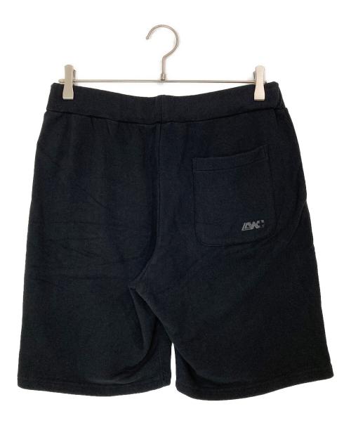 LOOPWHEELER（ループウィラー）LOOPWHEELER (ループウィラー) BEAMS PLUS (ビームスプラス) スウェットハーフパンツ ブラック サイズ:Lの古着・服飾アイテム