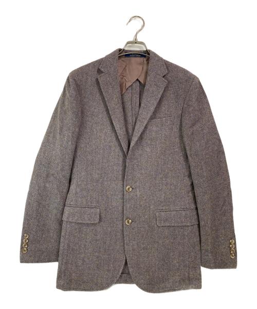POLO RALPH LAUREN（ポロ・ラルフローレン）POLO RALPH LAUREN (ポロ・ラルフローレン) 2Bヘリンボーンジャケット ブラウン サイズ:38R　170/92Aの古着・服飾アイテム