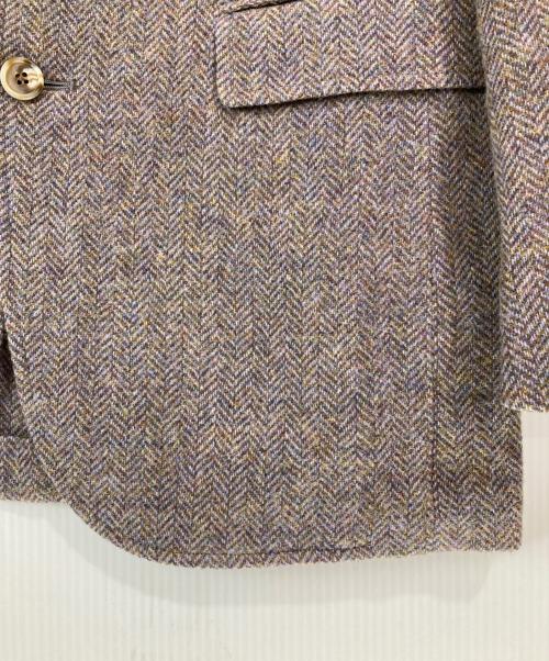 POLO RALPH LAUREN（ポロ・ラルフローレン）POLO RALPH LAUREN (ポロ・ラルフローレン) 2Bヘリンボーンジャケット ブラウン サイズ:38R　170/92Aの古着・服飾アイテム