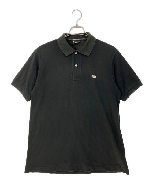 LACOSTE（ラコステ）LACOSTE (ラコステ) 限定ゴールドワニ刺繍ポロシャツ ブラック サイズ:4の古着・服飾アイテム