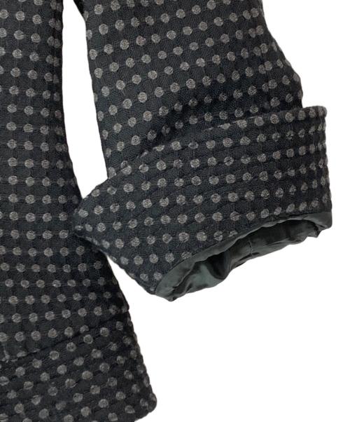 GIORGIO ARMANI（ジョルジオアルマーニ）GIORGIO ARMANI (ジョルジオアルマーニ) ドットテーラードジャケット ブラック サイズ:38の古着・服飾アイテム