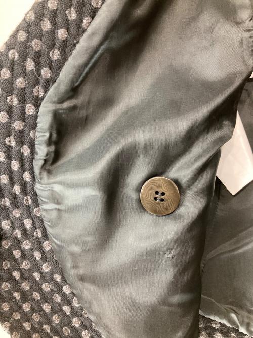 GIORGIO ARMANI（ジョルジオアルマーニ）GIORGIO ARMANI (ジョルジオアルマーニ) ドットテーラードジャケット ブラック サイズ:38の古着・服飾アイテム