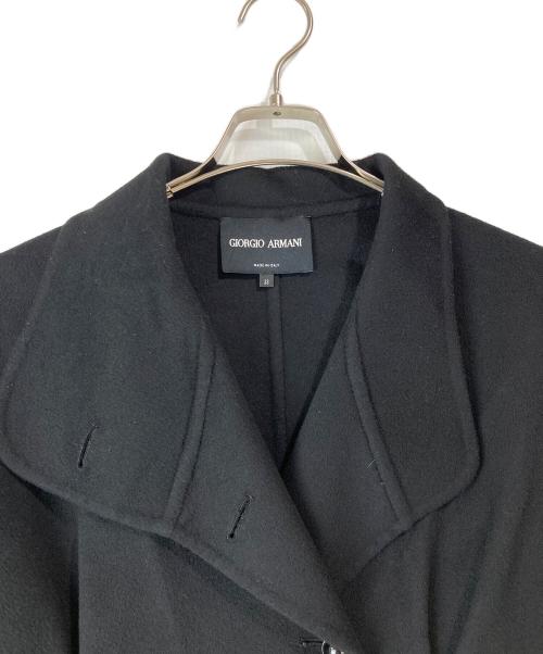 GIORGIO ARMANI（ジョルジオアルマーニ）GIORGIO ARMANI (ジョルジオアルマーニ) ウールジャケット ブラック サイズ:38の古着・服飾アイテム