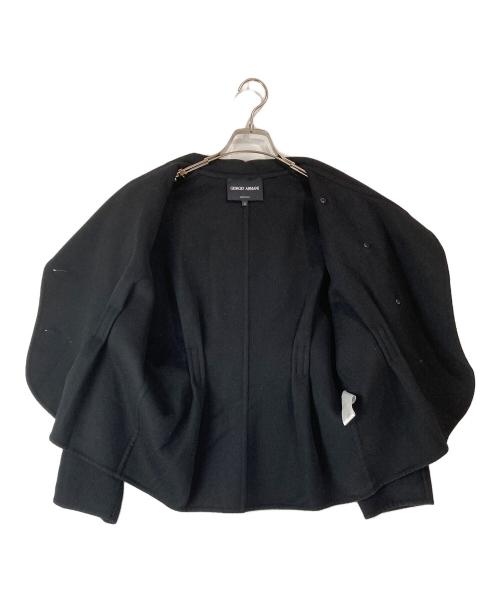 GIORGIO ARMANI（ジョルジオアルマーニ）GIORGIO ARMANI (ジョルジオアルマーニ) ウールジャケット ブラック サイズ:38の古着・服飾アイテム