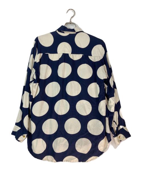 Vivienne Westwood（ヴィヴィアンウエストウッド）Vivienne Westwood (ヴィヴィアンウエストウッド) ドットシャツ ネイビー サイズ:不明の古着・服飾アイテム