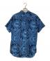 Engineered Garments (エンジニアド ガーメンツ) 総柄ポロシャツ ブルー サイズ:M：6000円