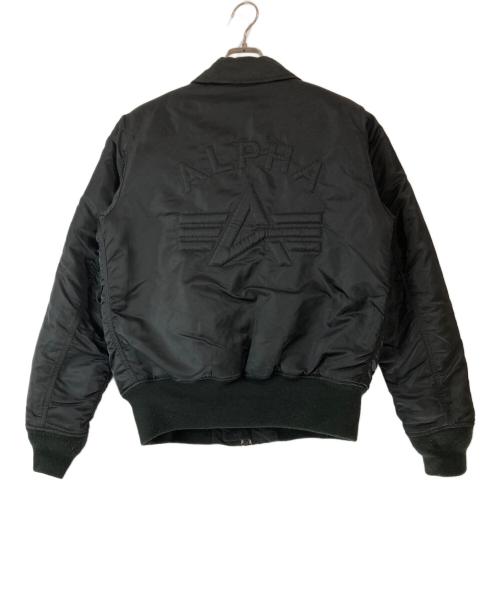 ALPHA（アルファ）ALPHA (アルファ) フライトジャケット ブラック サイズ:Ⅼの古着・服飾アイテム