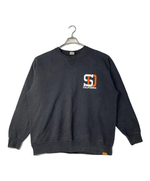 STANDARD CALIFORNIA（スタンダードカリフォルニア）STANDARD CALIFORNIA (スタンダードカリフォルニア) SD US Cotton Logo Sweat ブラック サイズ:XLの古着・服飾アイテム