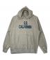STANDARD CALIFORNIA（スタンダードカリフォルニア）の古着「SD LOOP KNITTING LOGO HOOD SWEAT」｜グレー