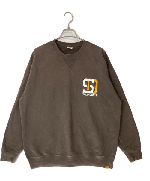 STANDARD CALIFORNIA（スタンダードカリフォルニア）STANDARD CALIFORNIA (スタンダードカリフォルニア) SD US Cotton Logo Sweat ブラウン サイズ:XLの古着・服飾アイテム