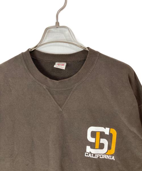 STANDARD CALIFORNIA（スタンダードカリフォルニア）STANDARD CALIFORNIA (スタンダードカリフォルニア) SD US Cotton Logo Sweat ブラウン サイズ:XLの古着・服飾アイテム