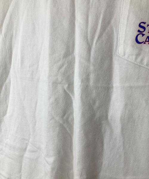 STANDARD CALIFORNIA（スタンダードカリフォルニア）STANDARD CALIFORNIA (スタンダードカリフォルニア) SD Heavyweight Shield Logo Pocket T ホワイト サイズ:XLの古着・服飾アイテム
