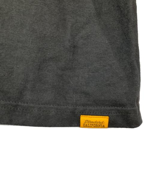 STANDARD CALIFORNIA（スタンダードカリフォルニア）STANDARD CALIFORNIA (スタンダードカリフォルニア) 長袖プリントカットソー/SD Heavyweight Box Logo Long Sleeve T ブラック サイズ:XLの古着・服飾アイテム