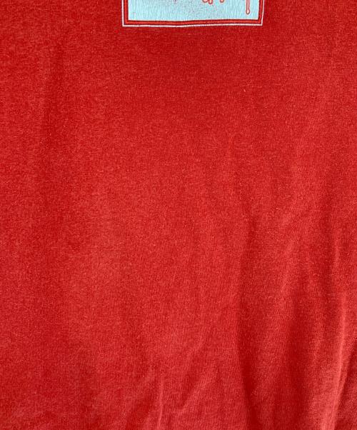 stussy（ステューシー）stussy (ステューシー) プリントTシャツ レッド サイズ:Sの古着・服飾アイテム