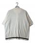 Lafayette (ラファイエット) ROSE SUMMER KNIT SHIRT ホワイト×グリーン サイズ:XL：6000円