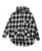 FLATLUXフラットラックス）の古着「Venti Hooded Shirt」｜ブラック