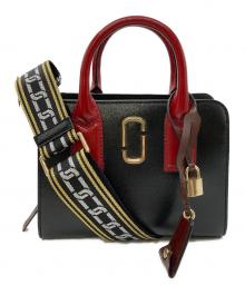 MARC JACOBS（マークジェイコブス）の古着「リトルビッグ ショット トートバッグ」｜ブラック×レッド
