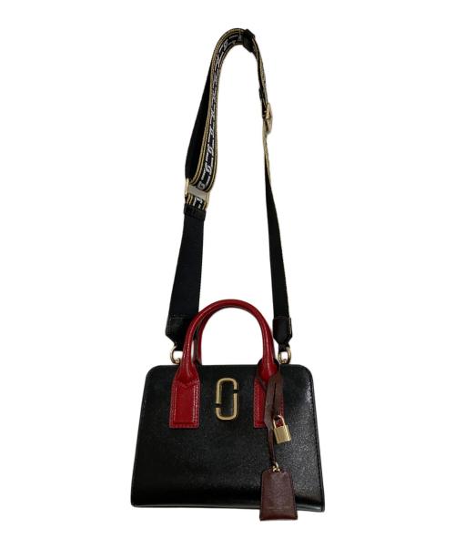 MARC JACOBS（マークジェイコブス）MARC JACOBS (マークジェイコブス) リトルビッグ ショット トートバッグ ブラック×レッドの古着・服飾アイテム