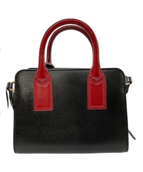 MARC JACOBS（マークジェイコブス）MARC JACOBS (マークジェイコブス) リトルビッグ ショット トートバッグ ブラック×レッドの古着・服飾アイテム