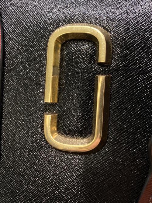 MARC JACOBS（マークジェイコブス）MARC JACOBS (マークジェイコブス) リトルビッグ ショット トートバッグ ブラック×レッドの古着・服飾アイテム