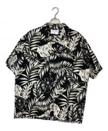 DEVON HOWARD×RHC Ron Herman（デヴォン・ハワード×アールエイチシー ロンハーマン）の古着「Open Collar Aloha Shirt」｜ブラック