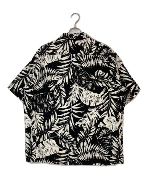 DEVON HOWARD（デヴォン・ハワード）DEVON HOWARD (デヴォン・ハワード) RHC Ron Herman (アールエイチシー ロンハーマン) Open Collar Aloha Shirt ブラック サイズ:xlの古着・服飾アイテム