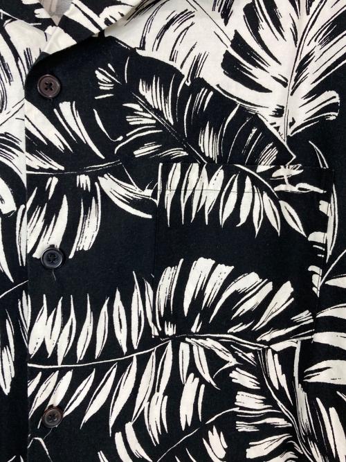DEVON HOWARD（デヴォン・ハワード）DEVON HOWARD (デヴォン・ハワード) RHC Ron Herman (アールエイチシー ロンハーマン) Open Collar Aloha Shirt ブラック サイズ:xlの古着・服飾アイテム