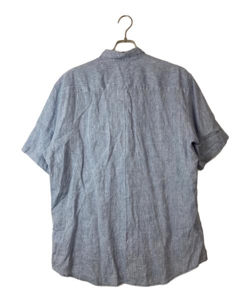 Frank&Eileen（フランクアンドアイリーン）Frank&Eileen (フランクアンドアイリーン) RHC別注 Colin Short Sleeve Linen Shirt ブルー サイズ:XLの古着・服飾アイテム