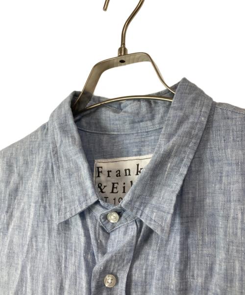 Frank&Eileen（フランクアンドアイリーン）Frank&Eileen (フランクアンドアイリーン) RHC別注 Colin Short Sleeve Linen Shirt ブルー サイズ:XLの古着・服飾アイテム