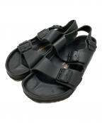 BIRKENSTOCKビルケンシュトック）の古着「エクスクイジット ミラノ　フットベットサンダル」｜ブラック