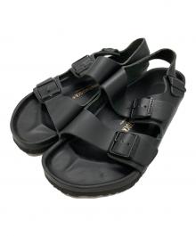 BIRKENSTOCK（ビルケンシュトック）の古着「エクスクイジット ミラノ　フットベットサンダル」｜ブラック