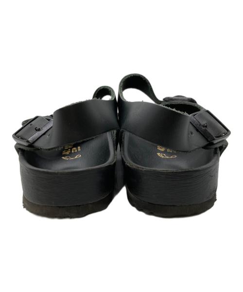 BIRKENSTOCK（ビルケンシュトック）BIRKENSTOCK (ビルケンシュトック) エクスクイジット ミラノ　フットベットサンダル ブラック サイズ:42の古着・服飾アイテム