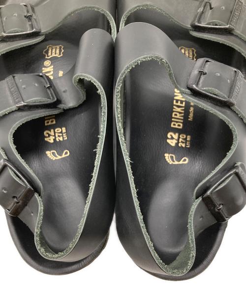 BIRKENSTOCK（ビルケンシュトック）BIRKENSTOCK (ビルケンシュトック) アリゾナビッグバックルサンダル ブラック サイズ:12の古着・服飾アイテム