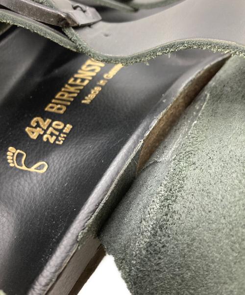 BIRKENSTOCK（ビルケンシュトック）BIRKENSTOCK (ビルケンシュトック) エクスクイジット ミラノ　フットベットサンダル ブラック サイズ:42の古着・服飾アイテム
