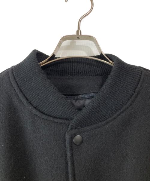 canada sportswear（カナダ スポーツウェア）CANADA SPORTSWEAR (カナダ スポーツウェア) レザー切替スタジャン ブラック サイズ:Ⅼの古着・服飾アイテム