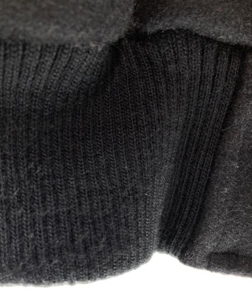 canada sportswear（カナダ スポーツウェア）CANADA SPORTSWEAR (カナダ スポーツウェア) レザー切替スタジャン ブラック サイズ:Ⅼの古着・服飾アイテム