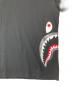 中古・古着 A BATHING APE (アベイシングエイプ) サイドカモシャークTシャツ ブラック サイズ:L：8000円