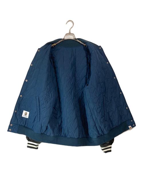 A BATHING APE（アベイシングエイプ）A BATHING APE (アベイシングエイプ) リバーシブルスタジャン ブラック×ネイビー サイズ:XXLの古着・服飾アイテム