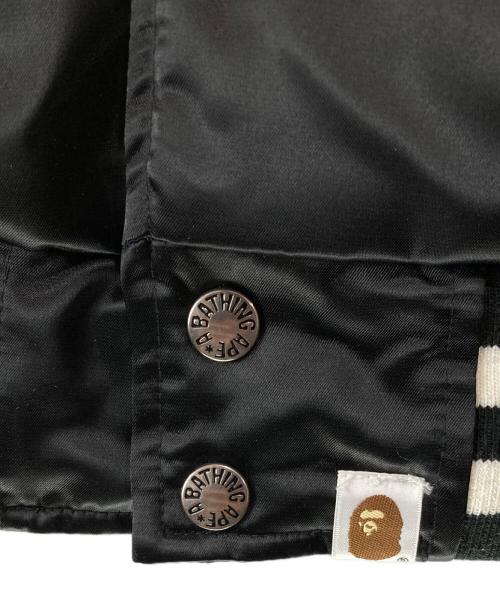 A BATHING APE（アベイシングエイプ）A BATHING APE (アベイシングエイプ) リバーシブルスタジャン ブラック×ネイビー サイズ:XXLの古着・服飾アイテム