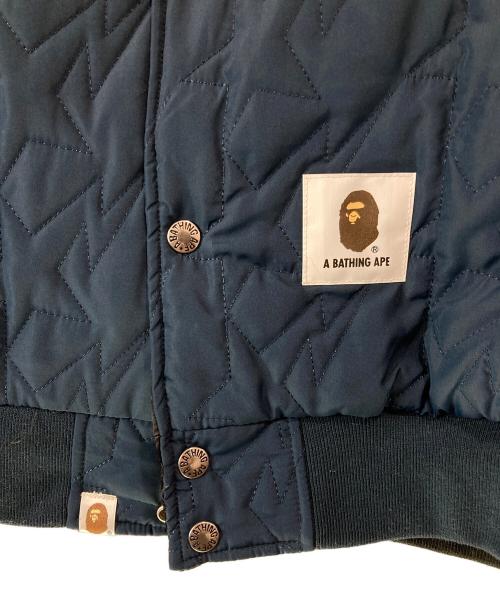 A BATHING APE（アベイシングエイプ）A BATHING APE (アベイシングエイプ) リバーシブルスタジャン ブラック×ネイビー サイズ:XXLの古着・服飾アイテム