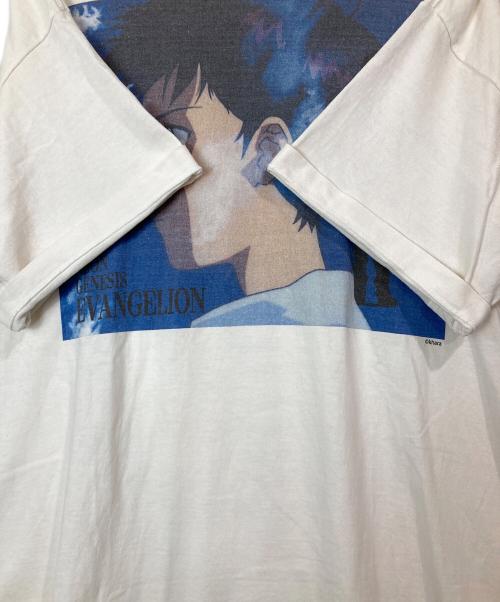 SAINT MICHAEL（セントマイケル）SAINT MICHAEL (セントマイケル) EVANGELION (エヴァンゲリオン) EV SS TEE / SHINJI ホワイト サイズ:Ｌ　の古着・服飾アイテム