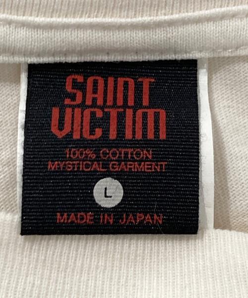 SAINT MICHAEL（セントマイケル）SAINT MICHAEL (セントマイケル) EVANGELION (エヴァンゲリオン) EV SS TEE / SHINJI ホワイト サイズ:Ｌ　の古着・服飾アイテム